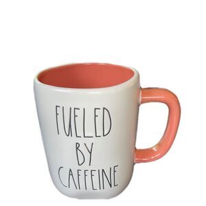 Rae Dunn Artisan Collection FUELED BY CAFFEINE Coffee Mug New